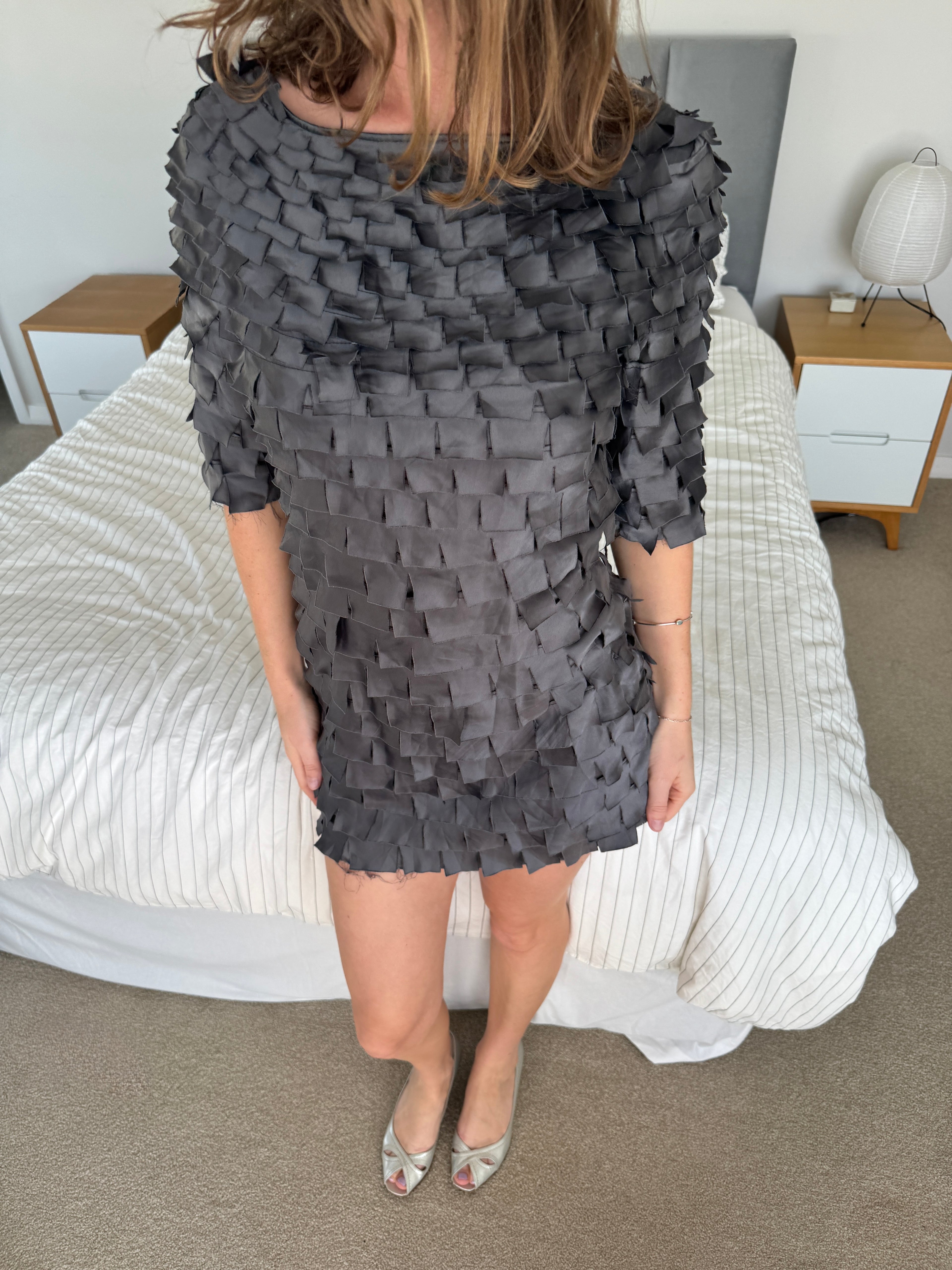 m14 / chloé silk mini dress