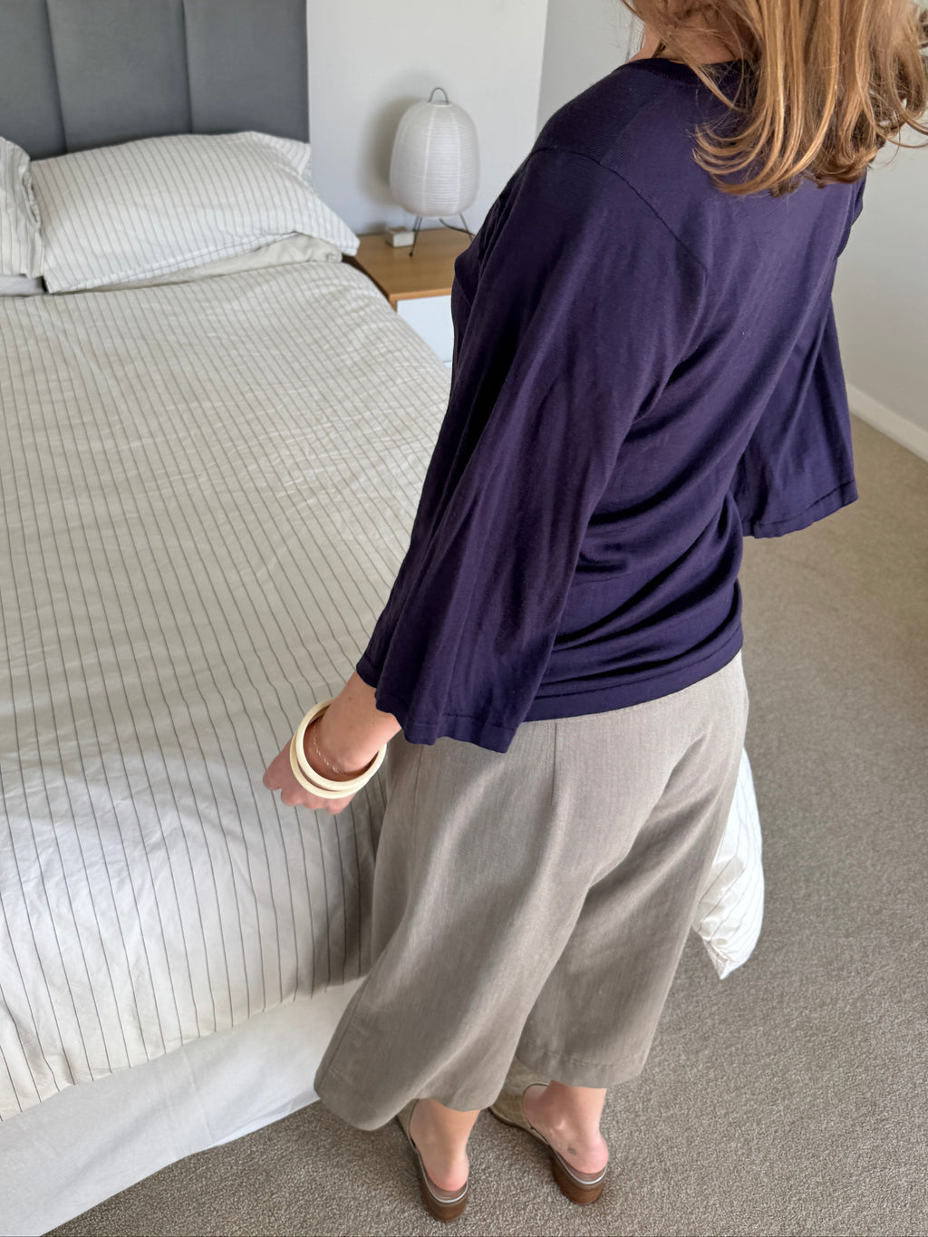m2 / merino 3/4 sleeve knit