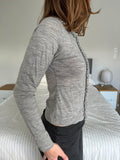 m5 / merino ruffle cardi